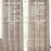Harlow Linen Burlap Unlined Semi Sheer Curtain Panel (Light Filtering & Blackout Available)