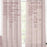Pair Light Filtering Zara Linen Texture Unlined Light Filtering Curtain Panel (Blackout Available)