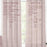 Zara Linen Texture Unlined Light Filtering Curtain Panel (Light Filtering & Blackout Available)