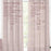 Pair Light Filtering Zara Linen Texture Unlined Light Filtering Curtain Panel (Blackout Available)