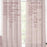 Pair Light Filtering Zara Linen Texture Unlined Light Filtering Curtain Panel (Blackout Available)