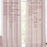 Pair Light Filtering Zara Linen Texture Unlined Light Filtering Curtain Panel (Blackout Available)