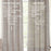Pair Light Filtering Zara Linen Texture Unlined Light Filtering Curtain Panel (Blackout Available)