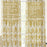 Pair Light Filtering Modern Limited Edition Isla Ikat Unlined Curtain Panel (Blackout Available)