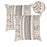 Hara Kriss Cyrus & Leila Tribal & Tweed Pillow Cover Set