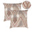 Hara Kriss Cyrus & Leila Tribal & Tweed Pillow Cover Set