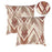 Hara Kriss Cyrus & Leila Tribal & Tweed Pillow Cover Set