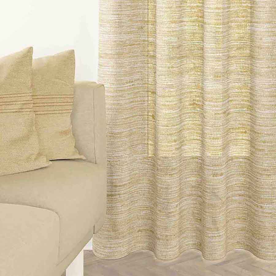 Dakota Semi Sheer Curtain Panel (Light Filtering & Blackout Available)