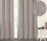 Pair Light Filtering Landon Linen Burlap Unlined Curtain Panel (Blackout Available)
