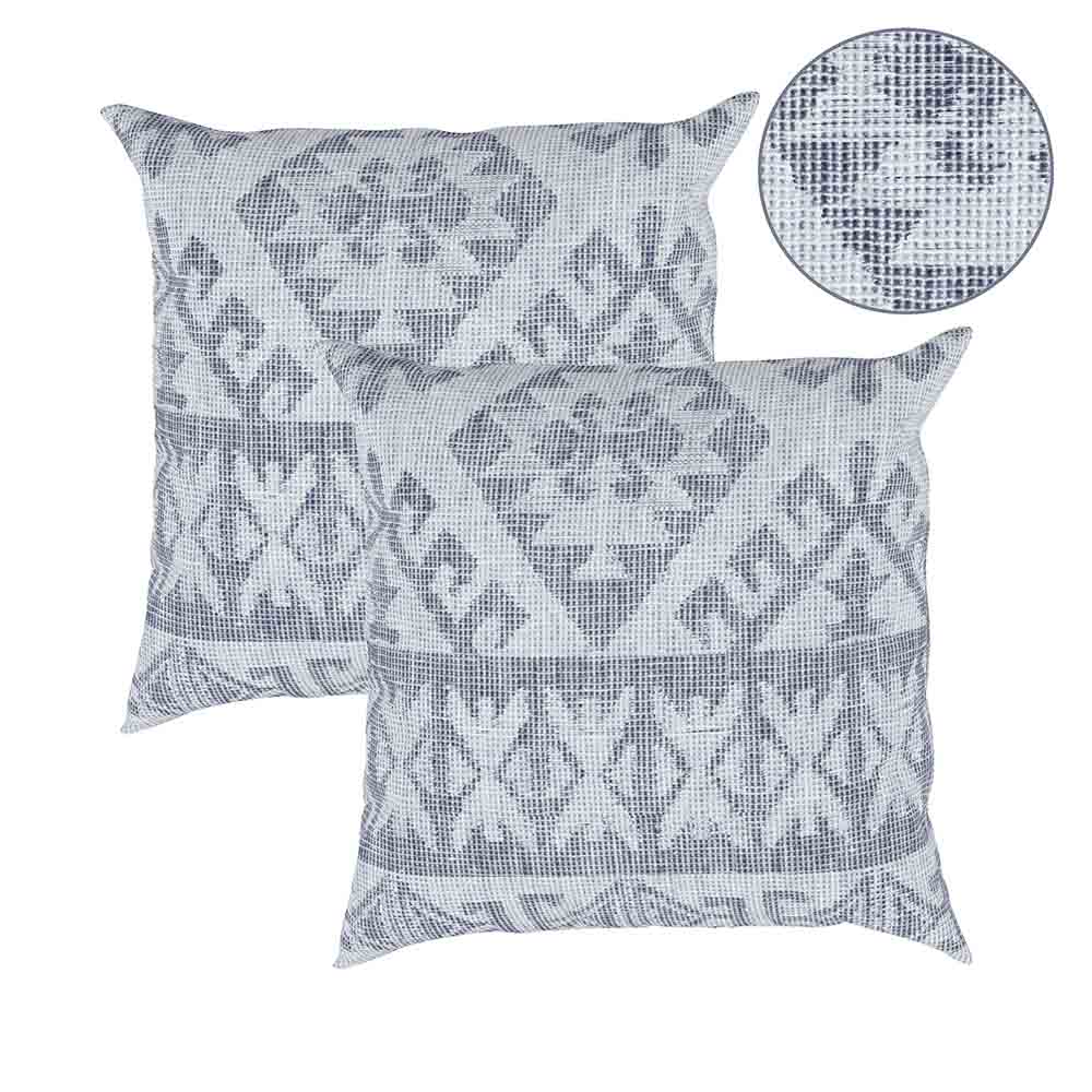 Li Linen 2Pk- Front of Pillow - Patterned