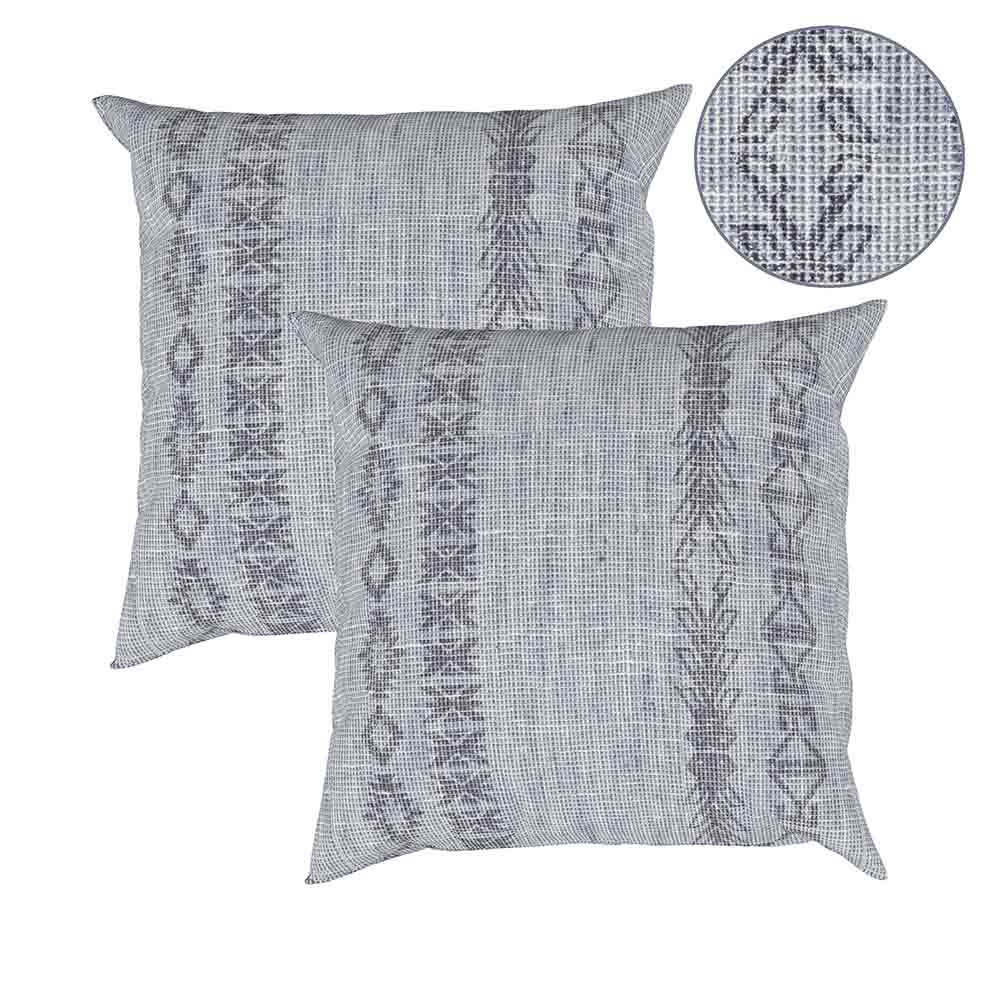 Al Linen 2Pk - Front of Pillow - Patterned