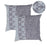 Vi Linen 2Pk - Front of Pillow - Patterned