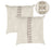 JJ Linen 2Pk - Front of Pillow - Patterned