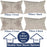 Ian & Ivy Moroccan Asymmetrical Pillow Cover Set