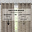 2 Pack, Newest Brown Light Filtering Curtains (Blackout available)